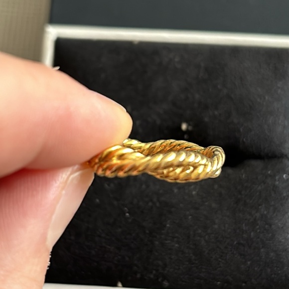 Missoma double rope ring - Picture 4 of 5